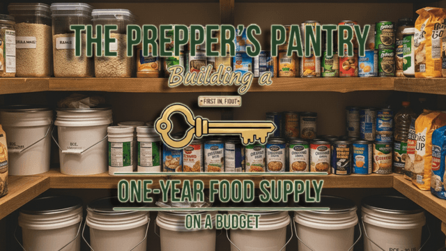 The Prepper’s Pantry: Building a One-Year Food Supply on a Budget