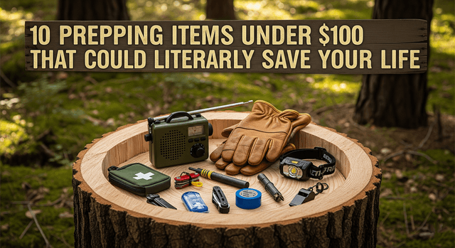 10 Prepping Items Under $100 That Could Literally Save Your Life